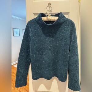Women's Teal Sweater by Eileen Fisher
